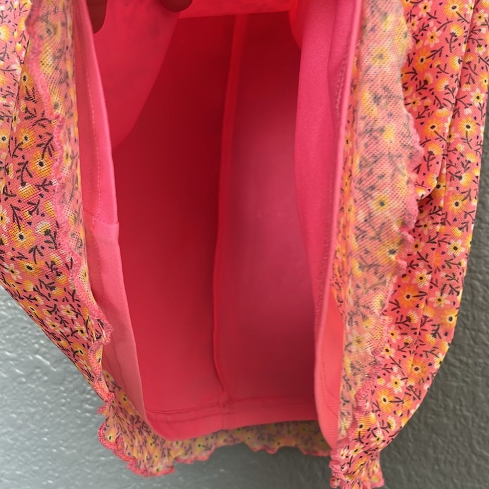 Brave Soul London// Baby Doll Sheer Floral Dress Size XS - Picture 5 of 11